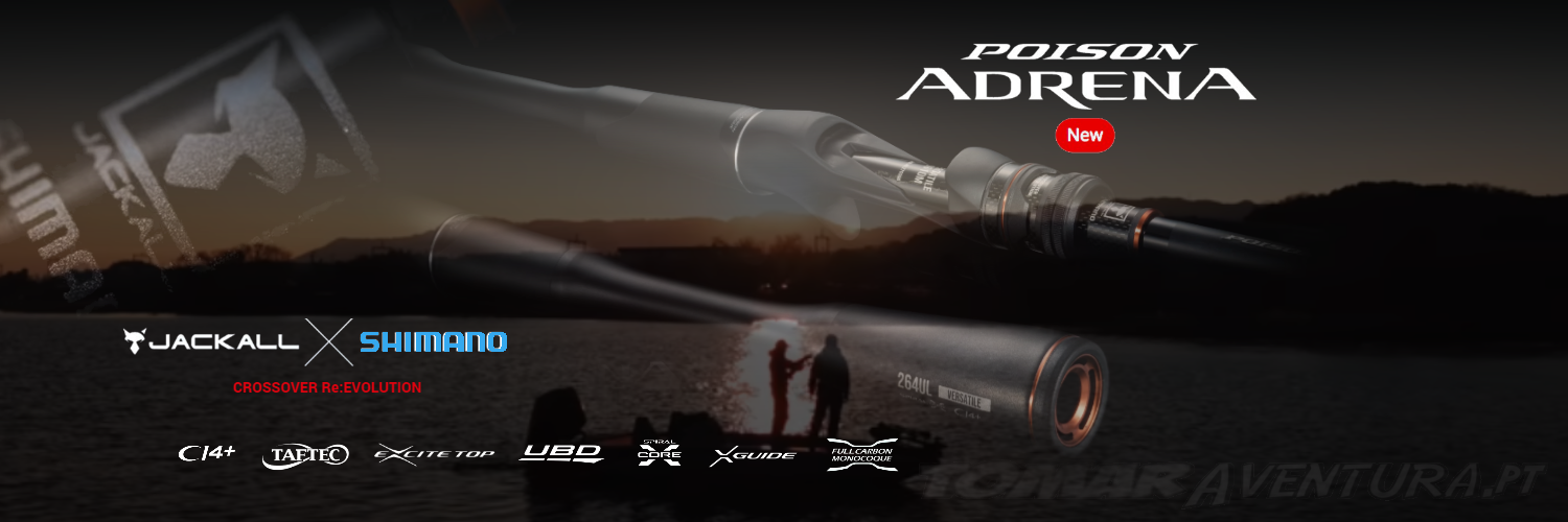 NEW JACKALL SHIMANO POISON ADRENA
